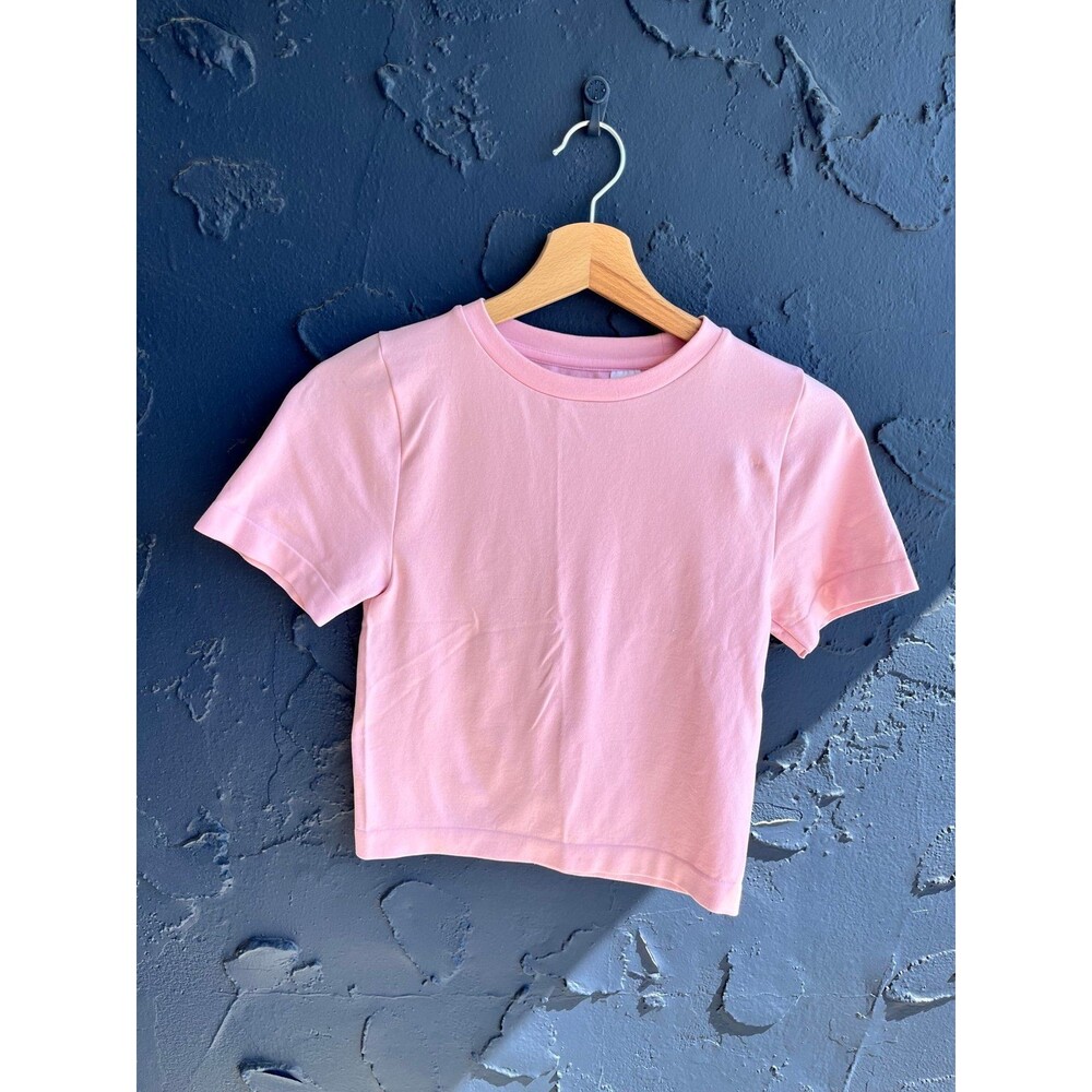 pink spandex tee